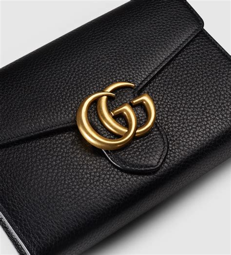 gucci monogram chain wallet|Gucci wallet woman price.